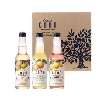 Wakayama Craft Liqueur 　Orchard CODO 3本ギフトセット