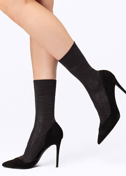 上質コットンリブソックス