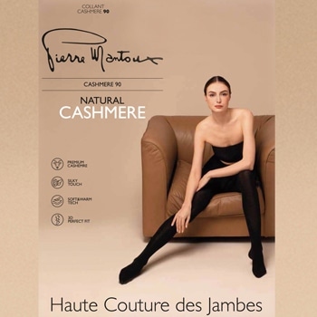 上質な質感のカシミヤタイツ