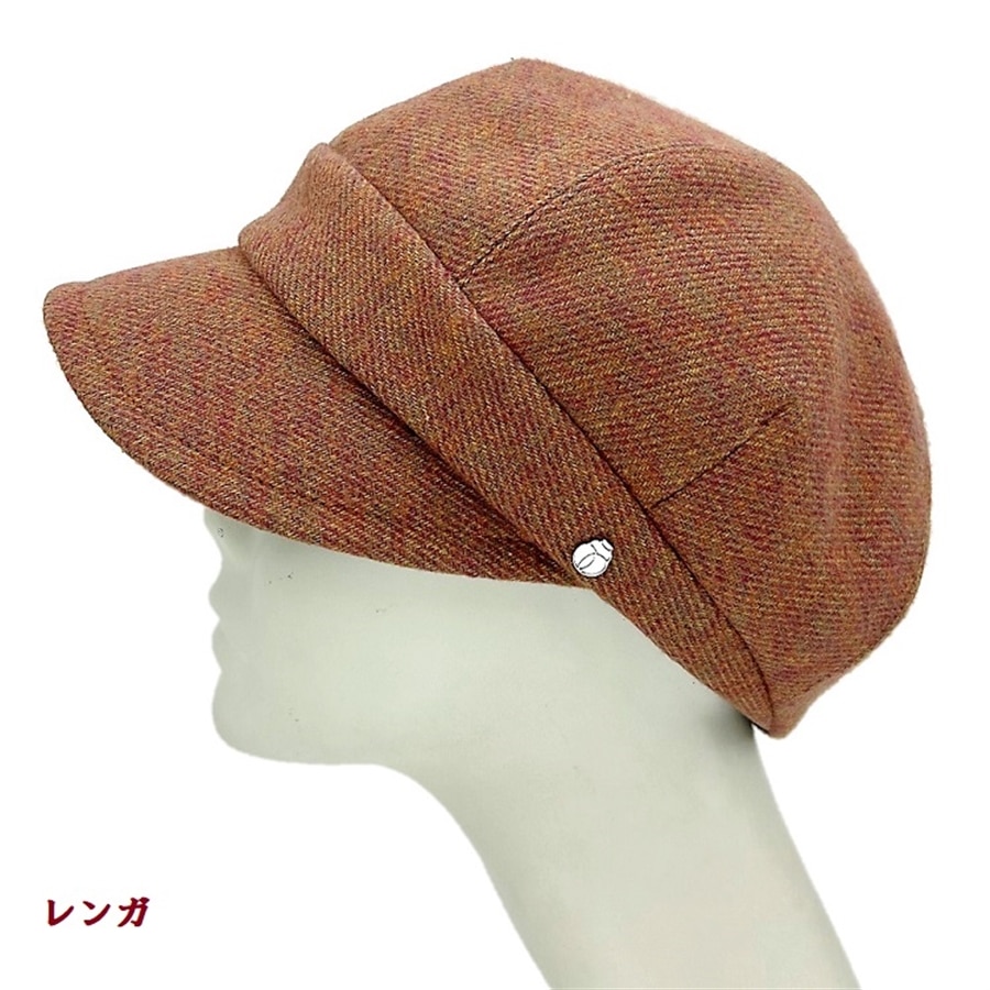 起毛コットンキャスケット〔レンガ〕 レンガ