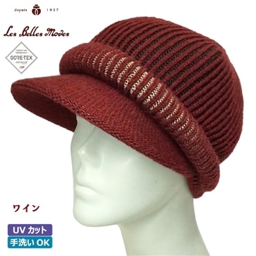 ゴアテックス インフィニアム ウィンドストッパーリブキャスケット〔ワイン〕