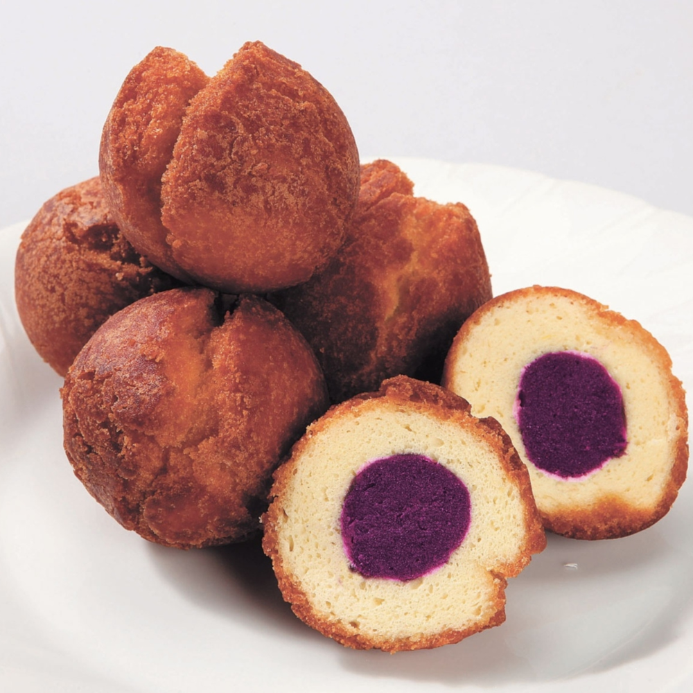 オキハム サーターアンダギー紅いもあん入り(40g×4個)