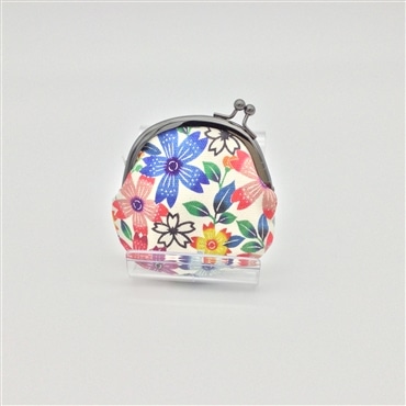 ブランジュジュ　紅型がまぐち　赤色