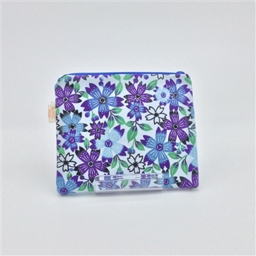 ブランジュジュ　紅型ポーチ　青色