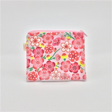 ブランジュジュ　紅型ポーチ　桃色