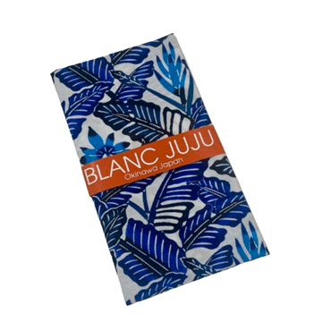 ブランジュジュ　紅型手ぬぐい　青色