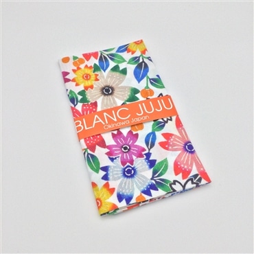 ブランジュジュ　紅型手ぬぐい　赤色