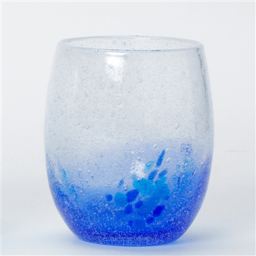 泡花見グラス　青色