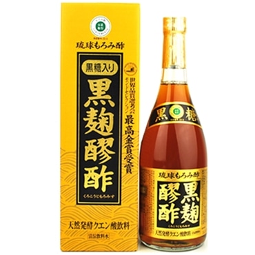 ヘリオス酒造 黒麹もろみ酢 黒糖×12本