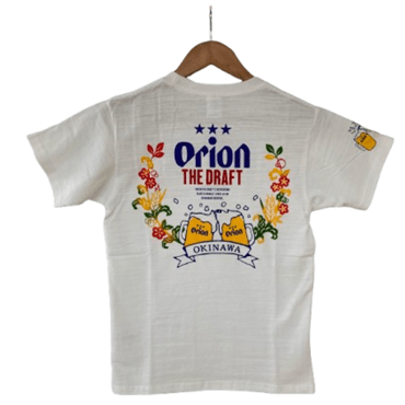 オリオンビールTシャツ　乾杯　白　S