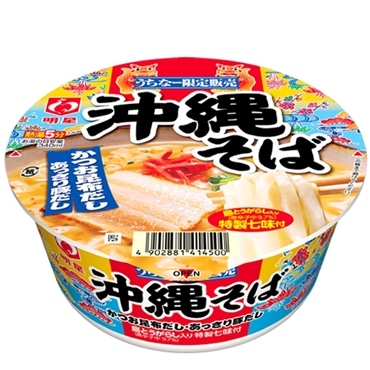 明星沖縄そば　カップ麺×12セット
