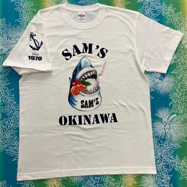 サムズバイザシーオリジナルTシャツ　JAWS　ジョーズ　XL　白　綿100%