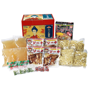 （送料無料）ソーキそば4食じゅーしぃセット