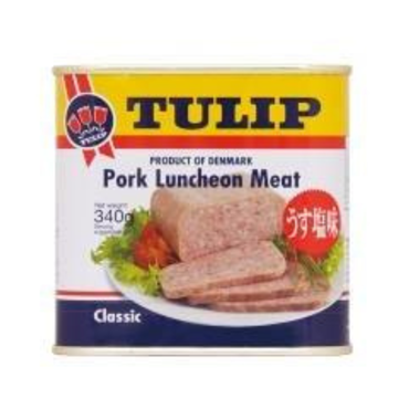 チューリップ　ポークランチョンミート　340g缶