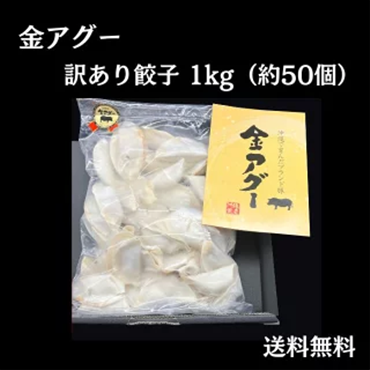 金アグー　訳あり　肉餃子1kg (送料無料)