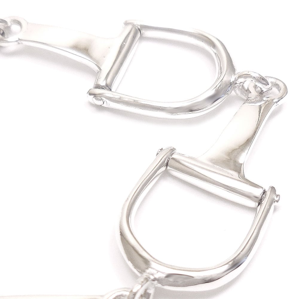 SATURNO サツルノ ブレスレット シルバー925 ハミ・ビットデザイン 20cm レディース メンズ