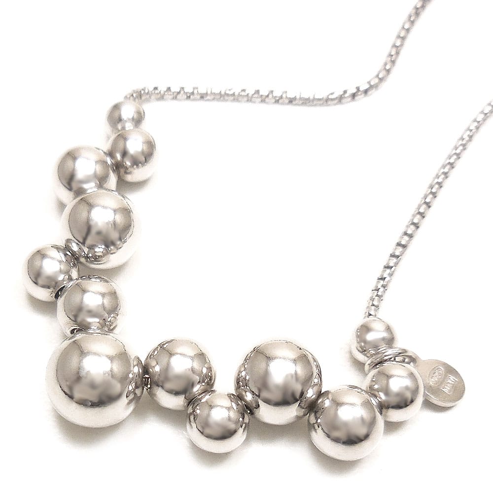 イタリア製 ヴィンテージ ball chain ブレスレット 925 レディース