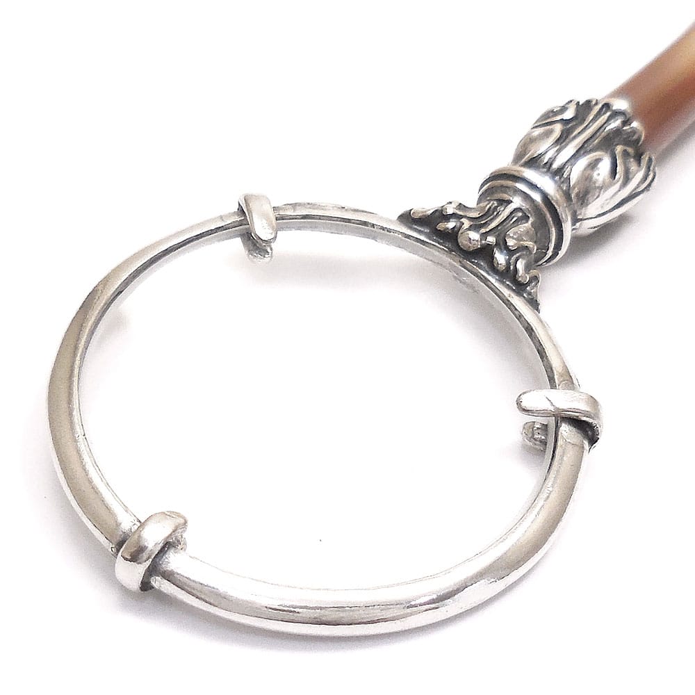 GIOVANNI RASPINI ジョバンニ・ラスピーニ ルーペ コブウシの角 シルバー925 いぶし銀