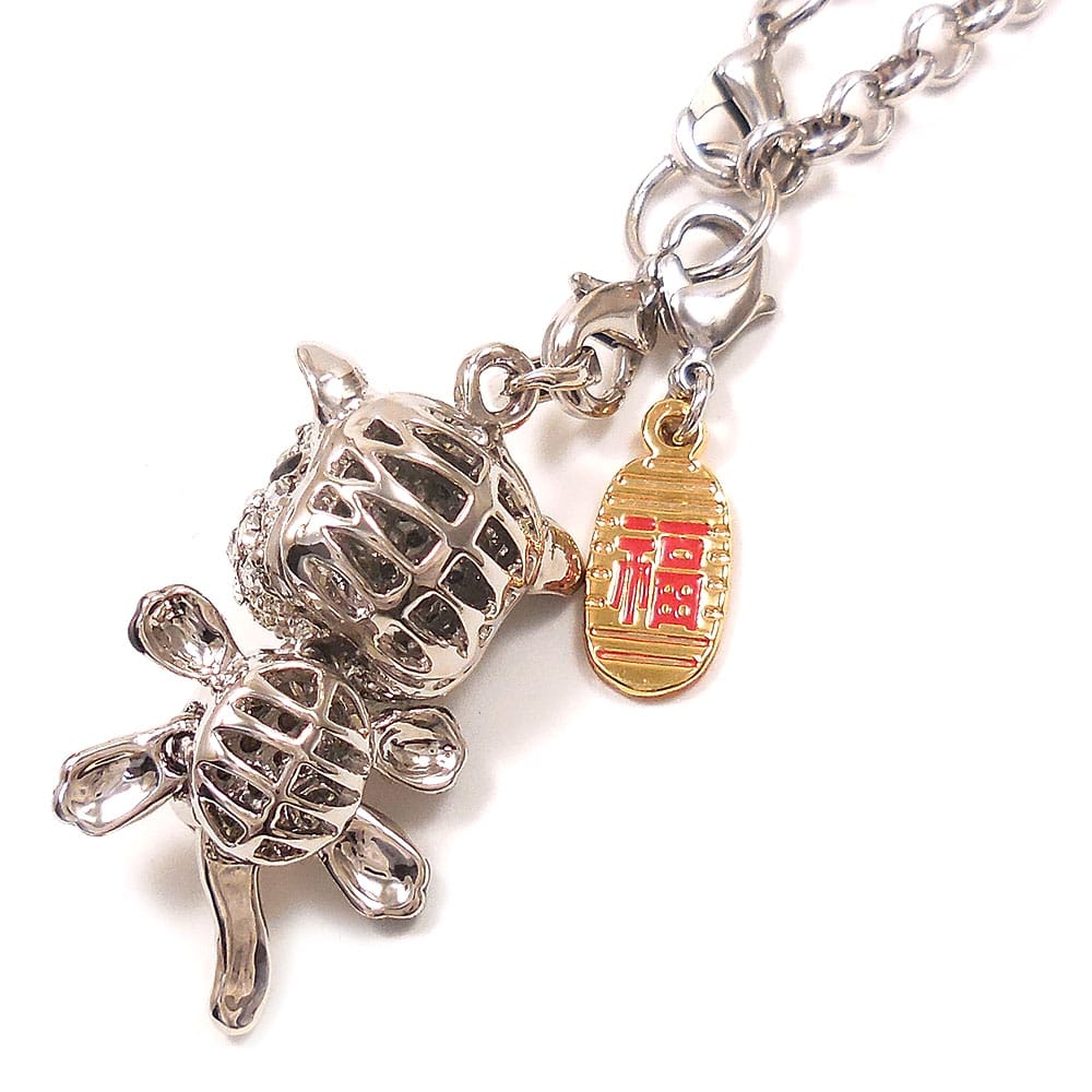 entiere アンティエーレ キラキラ チャーム バッグチャーム 虎 寅 トラ シルバーカラー シルバーカラー