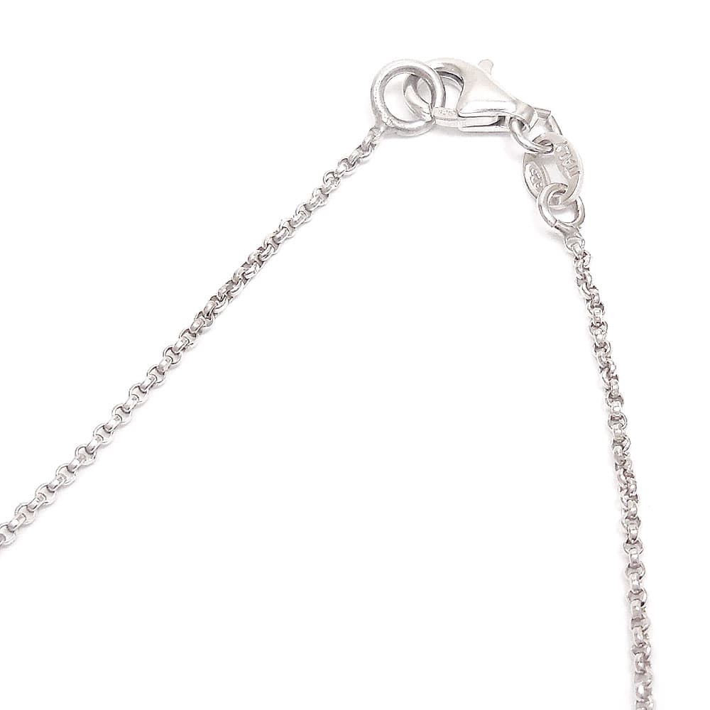 entiere アンティエーレ ネックレス 生命の木 Tree of Life サークル レディース キュービックジルコニア シルバー925 ロジウムメッキ イタリア製