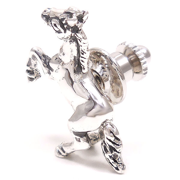 SATURNO サツルノ ピンブローチ ラペルピン 馬 シルバー925 イタリア製 メンズ レディース