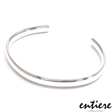 entiere アンティエーレ バングル 甲丸 プレーン シルバー925 レディース 名入れ・刻印