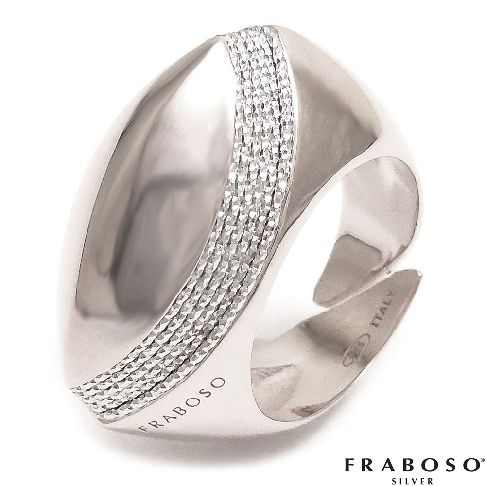 FRABOSO フラボッソ リング マーキスシェイプ 13号 シルバー925 ロジウムメッキ レディース