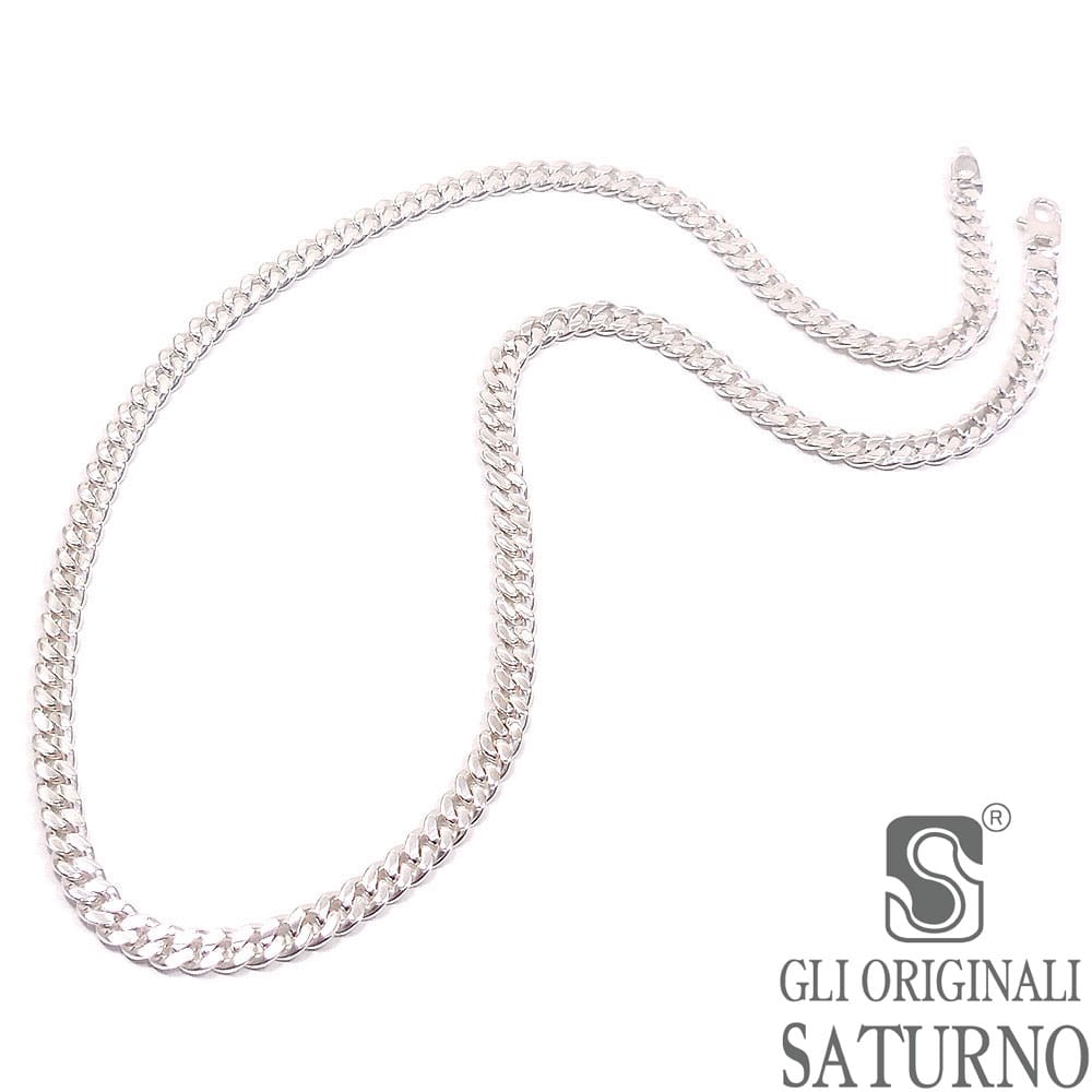 SATURNO サツルノ ネックレス シルバー925 丸型キヘイチェーン メンズ 50cm 5mm幅