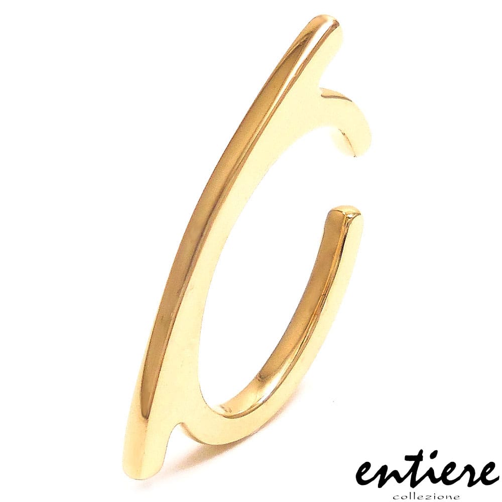 entiere アンティエーレ イヤーカフ イヤカフ バータイプ シンプル レディース メンズ ジェンダーレス シルバー925 18金メッキ