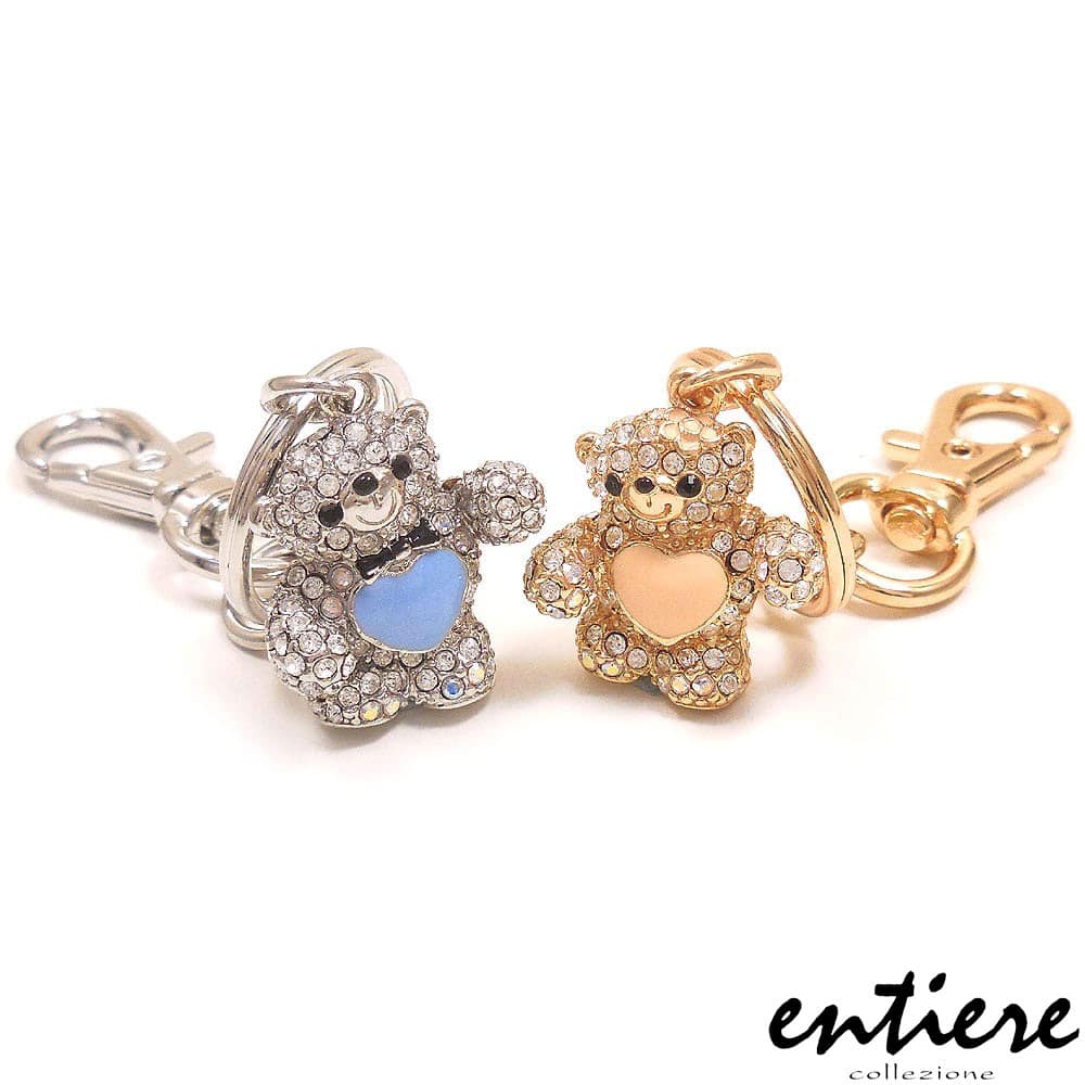 entiere アンティエーレ ペア キーホルダー ギュッと抱きあうハグ・ベア