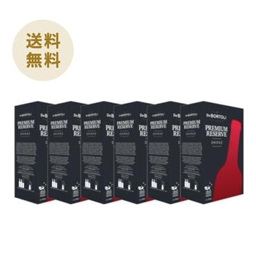 「送料無料」デ・ボルトリ プレミアム・シラーズ　BIB（2000ml） 6箱セット