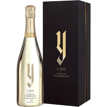 「送料無料」Y by YOSHIKI ワイ・バイ・ヨシキ×シャンパーニュ・ポメリー ブリュット 専用ギフトボックス入り
