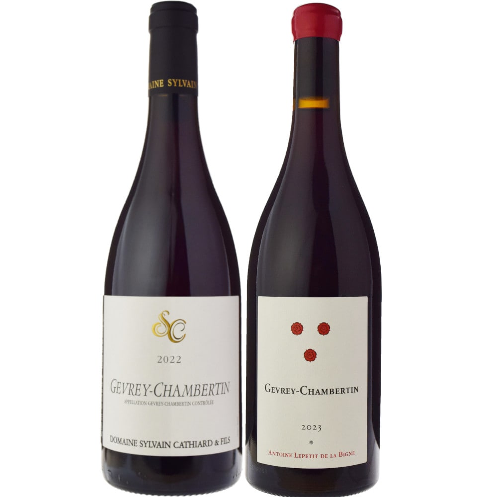 「限定1セット」シルヴァン・カティアール シャンボール・ミュジニー・ レ・クロ・デ・ロルム[2022]＋ アントワーヌ・ルプティ・ド・ラ・ビーニュ ムルソー・プルミエ・クリュ・レ・クラ[2023]