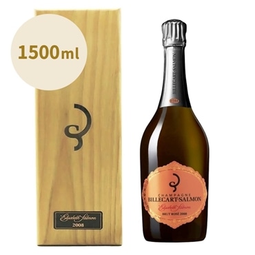 「送料無料」ビルカール・サルモン エリザベス・サルモン・ロゼ ブリュット [2008] 1500ml マグナムボトル専用木箱付き