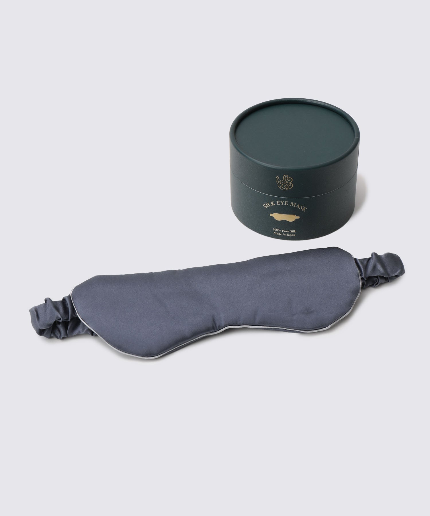 シルクアイマスク チャコールグレー チャコールグレー Free