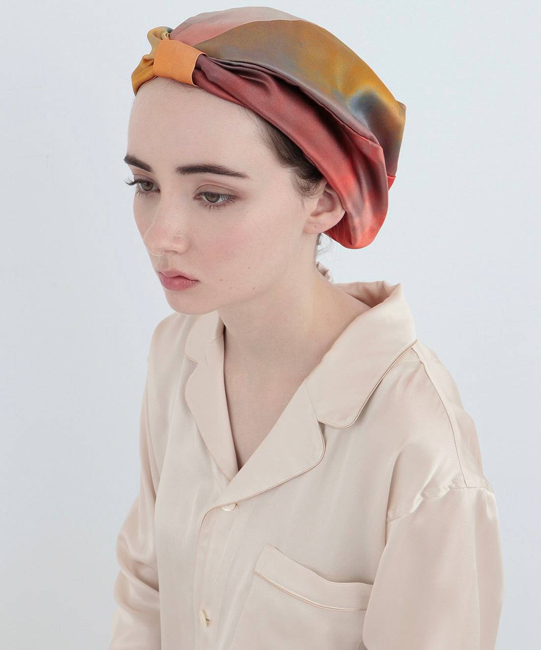 ウォータカラーシルクキャップ イブニンググロウ イブニンググロウ Free