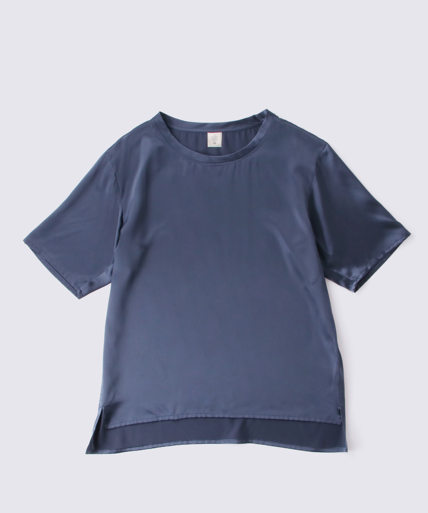 シルクサテンプルオーバー エレガントネイビー エレガントネイビー LL