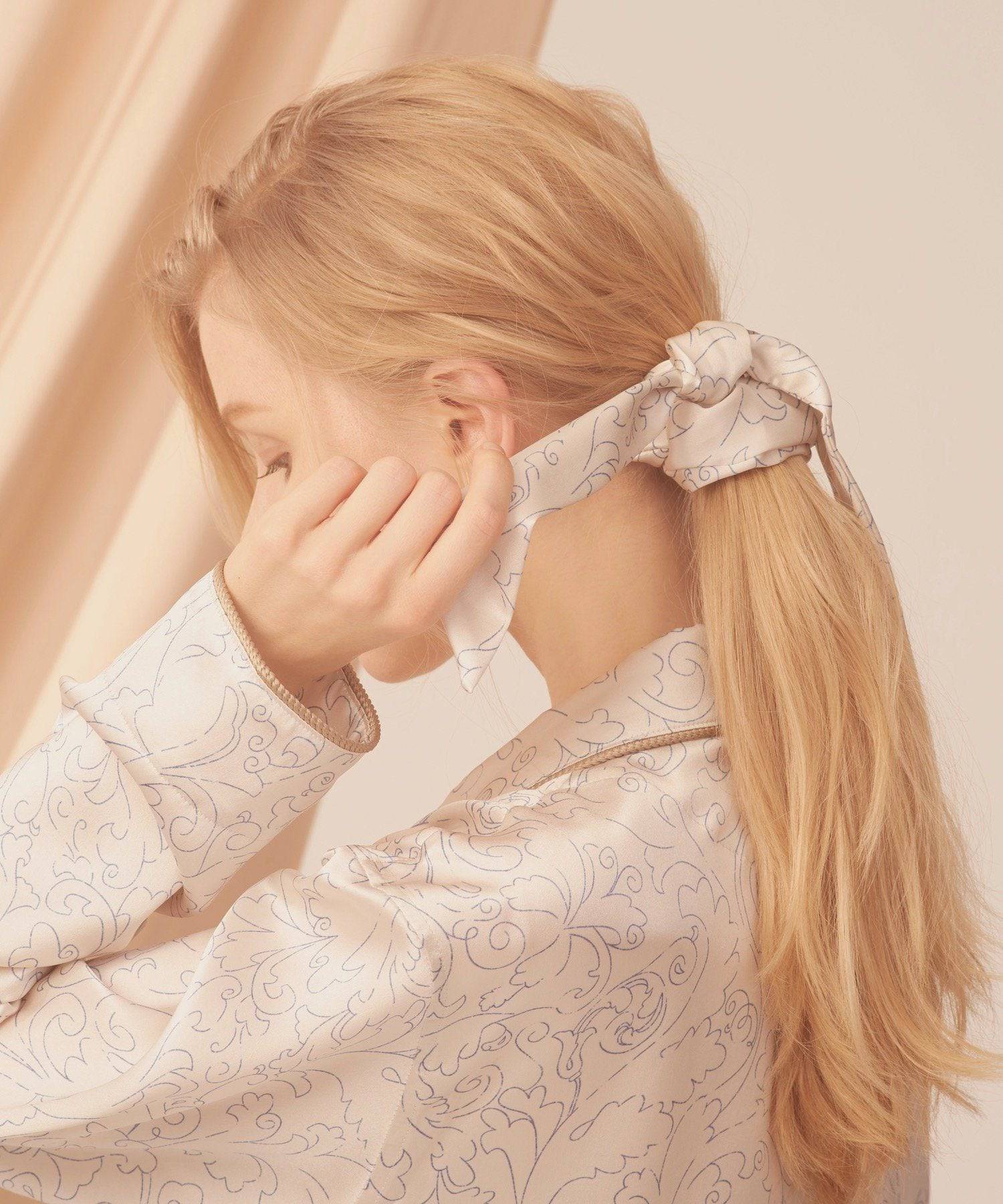 インテリア ライク シルクリボンシュシュ 2WAYタイプ インテリアライク Free