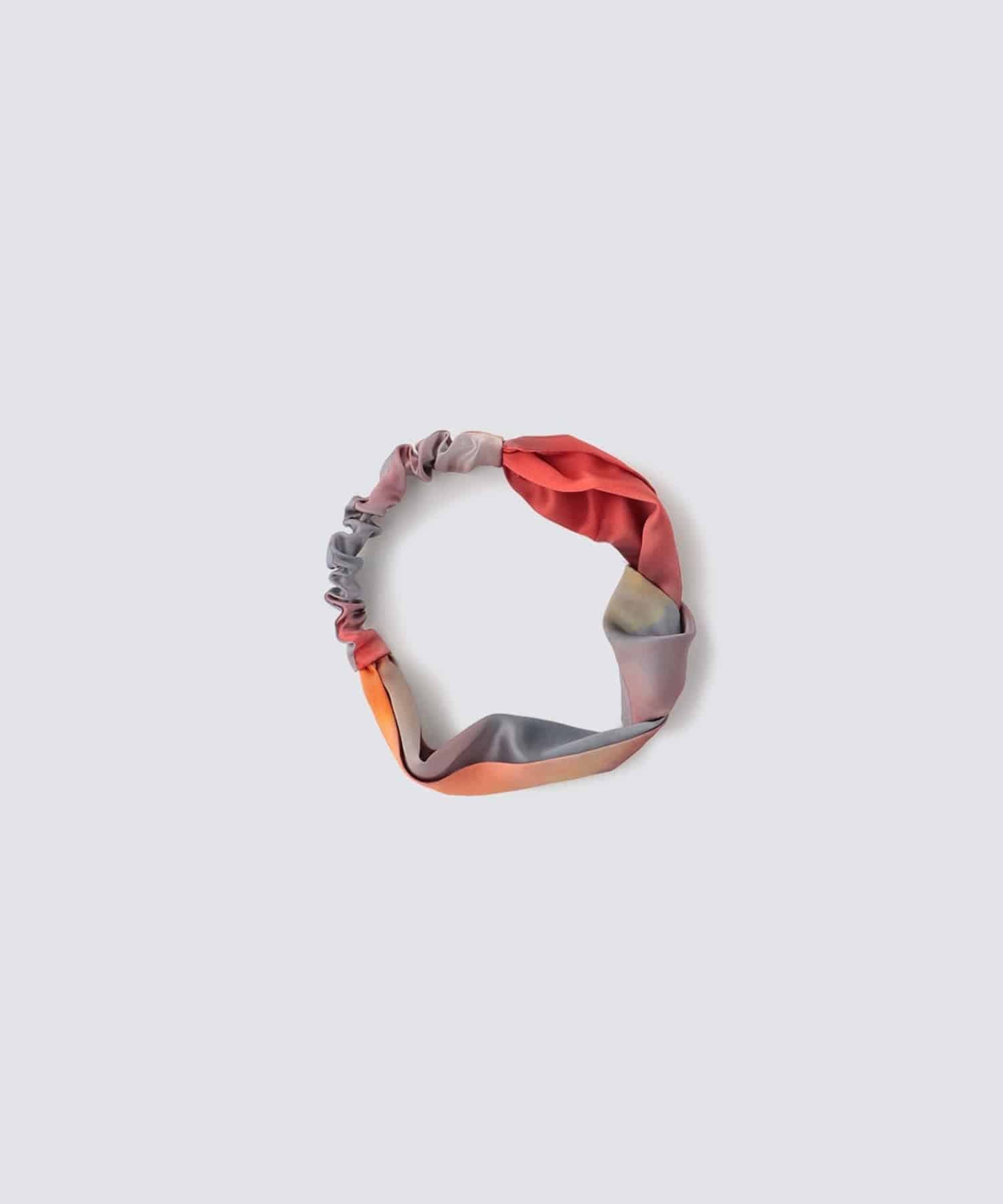 ウォータカラーシルクヘアバンド イブニンググロウ イブニンググロウ