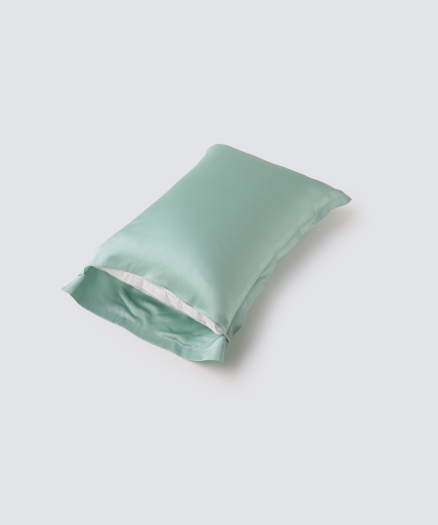 シルクピローケース ミントグリーン ミントグリーン Free