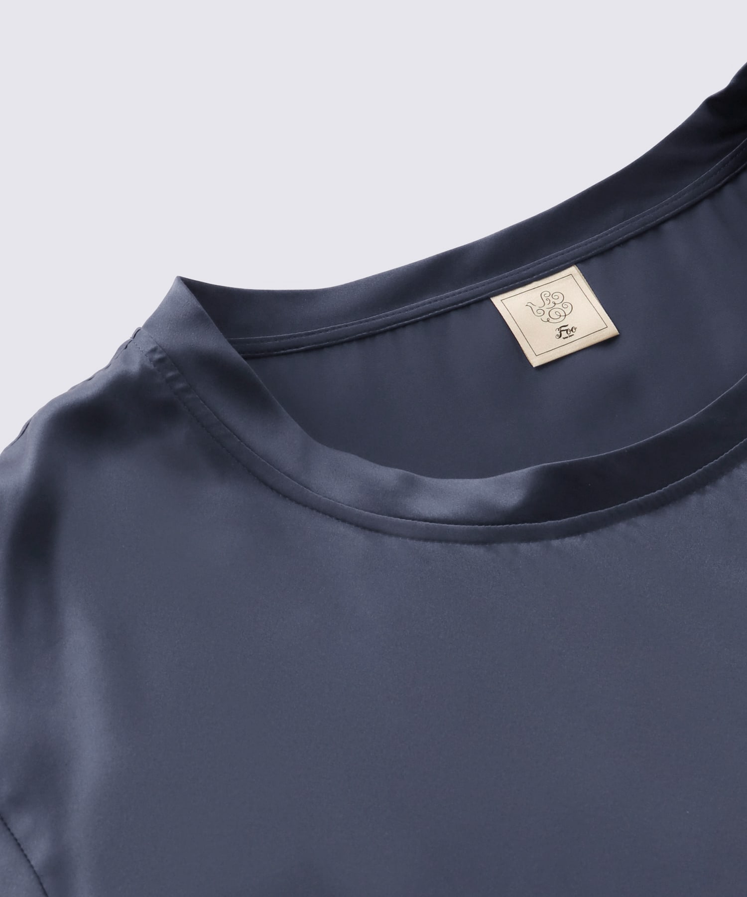 シルクサテンプルオーバー エレガントネイビー エレガントネイビー M