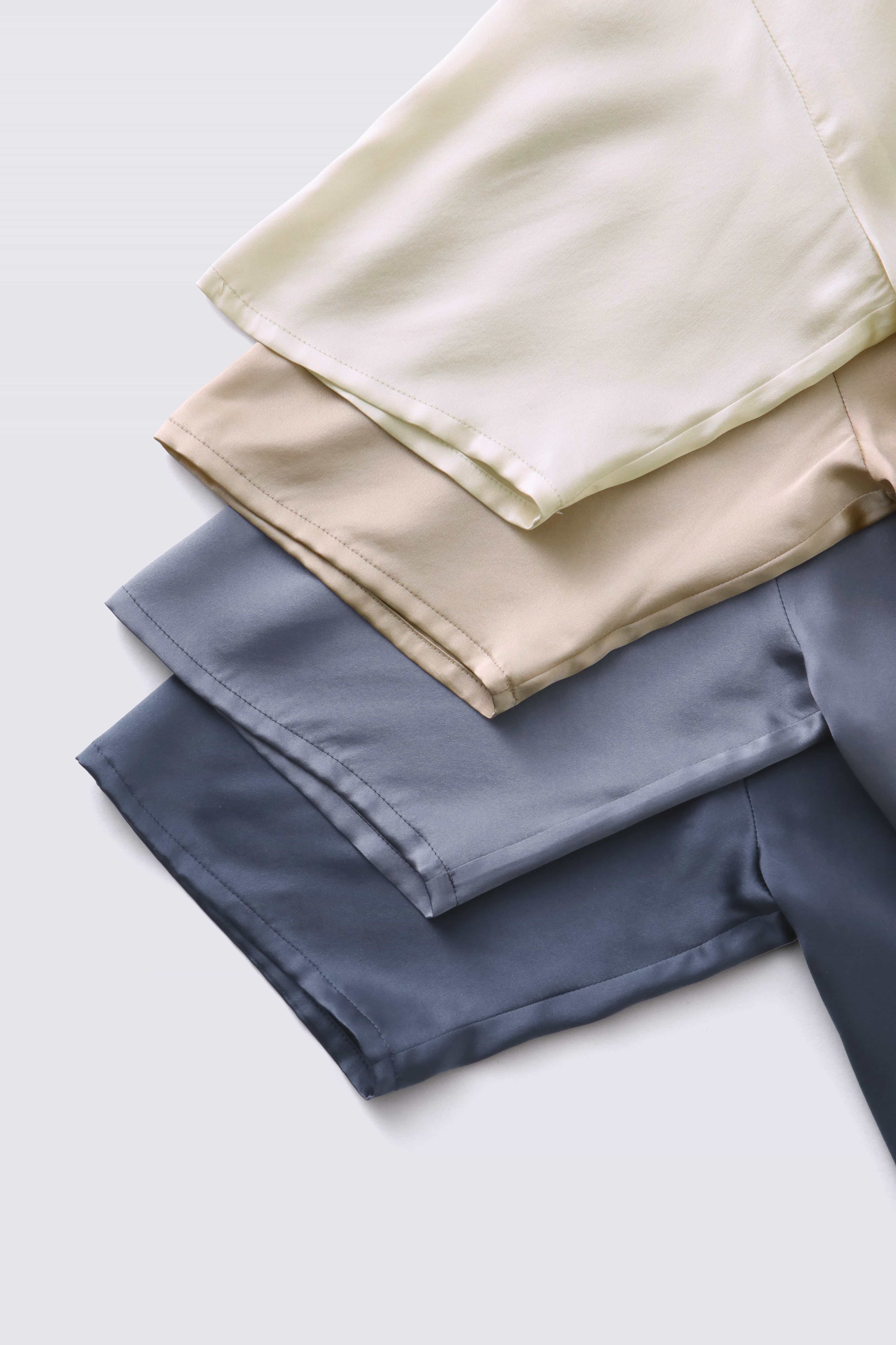 シルクサテンプルオーバー エレガントネイビー エレガントネイビー S