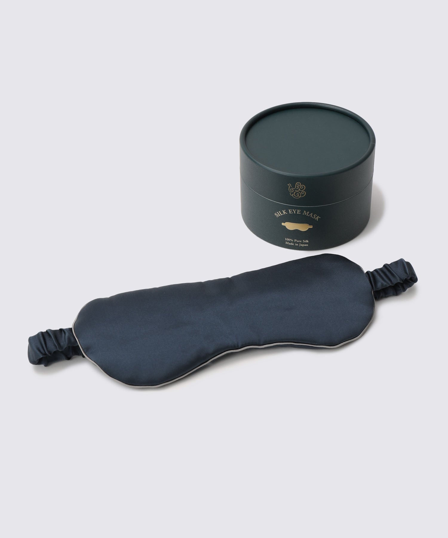 シルクアイマスク エレガントネイビー