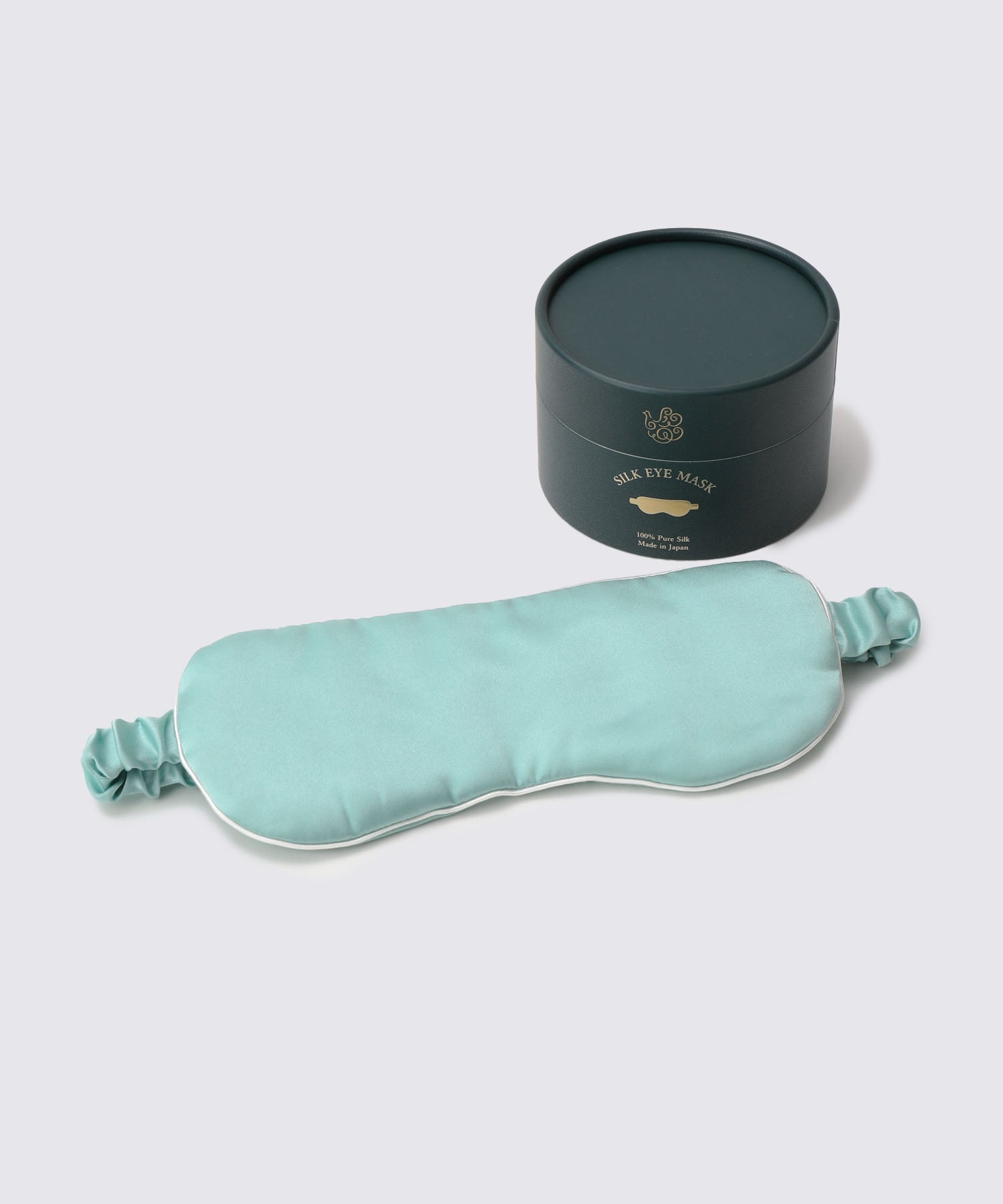 シルクアイマスク ミントグリーン
