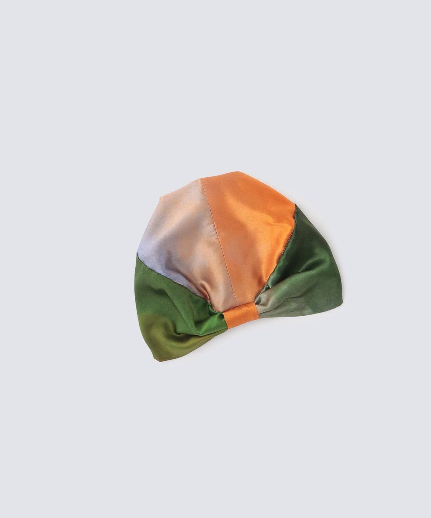 ウォータカラーシルクキャップ ミスティレイク