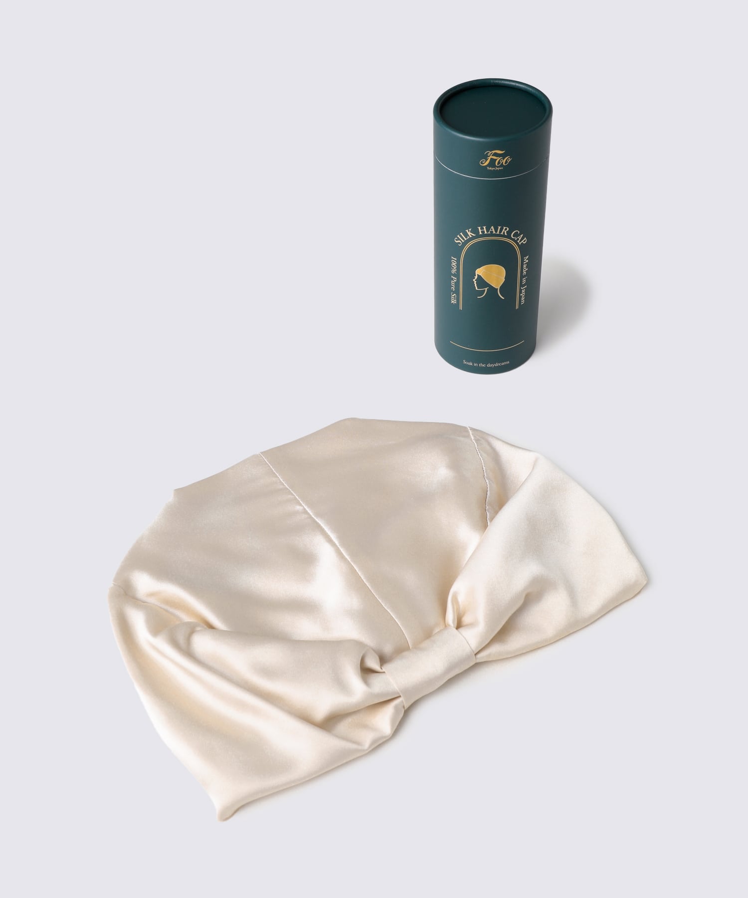 シルクキャップ　パールホワイト