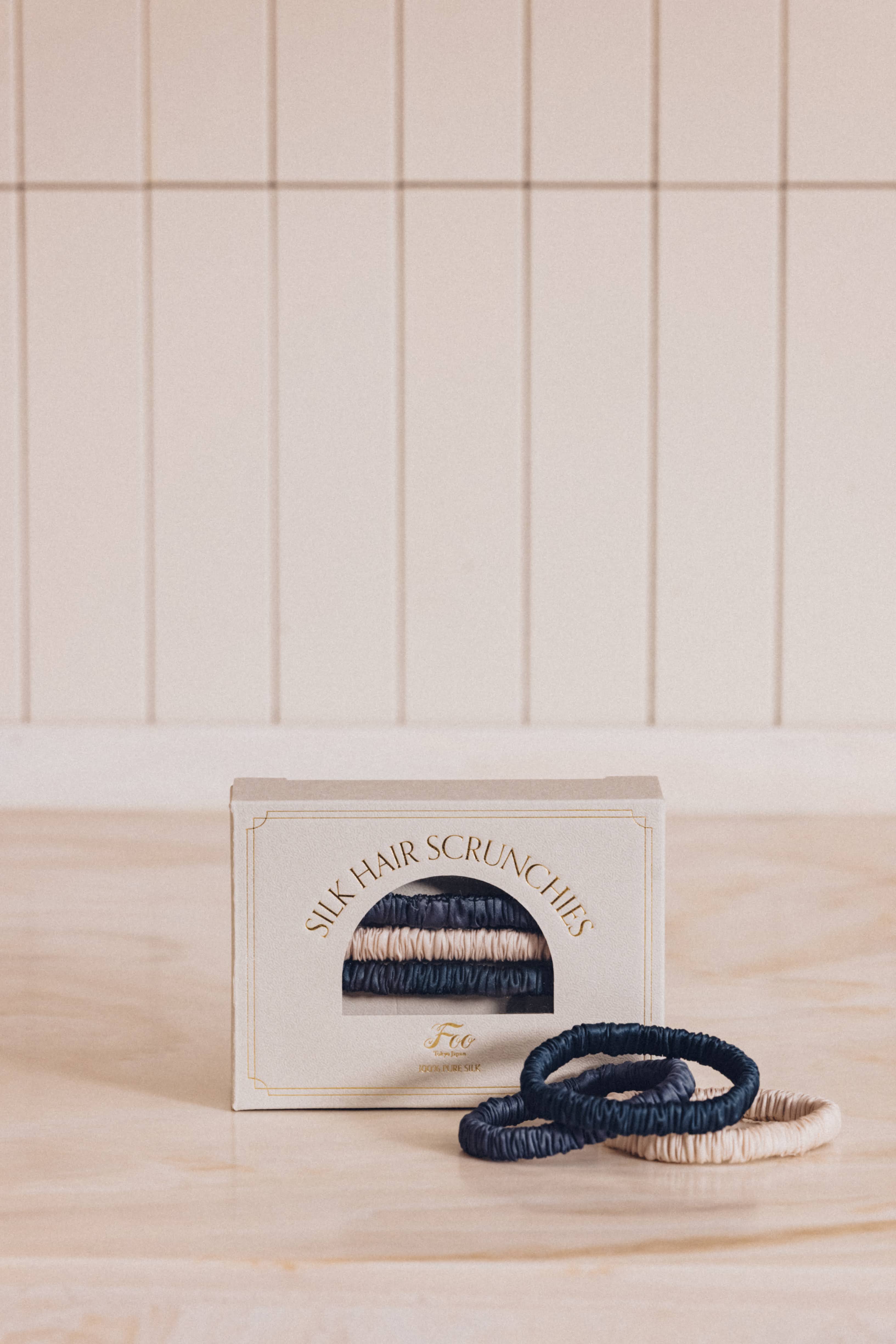 シルクシュシュゴムセット ダスク