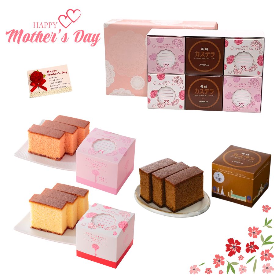 母の日ギフト 長崎カステラ 3枚 6箱セット