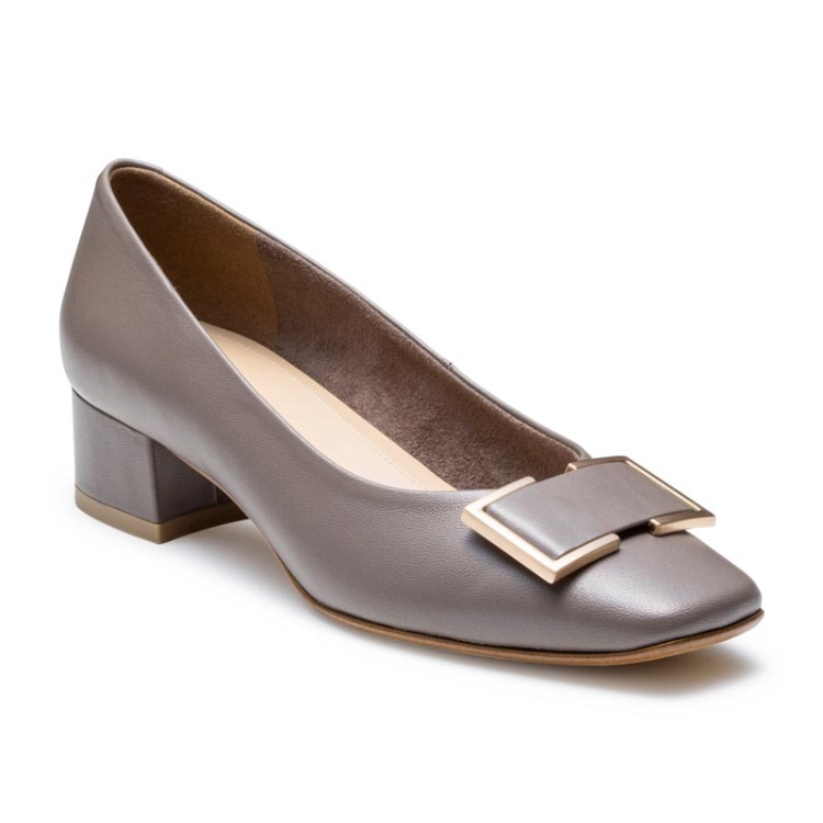 REGAL F53R スクエアトウパンプス オーク リーガル パンプス オーク 22.5cm