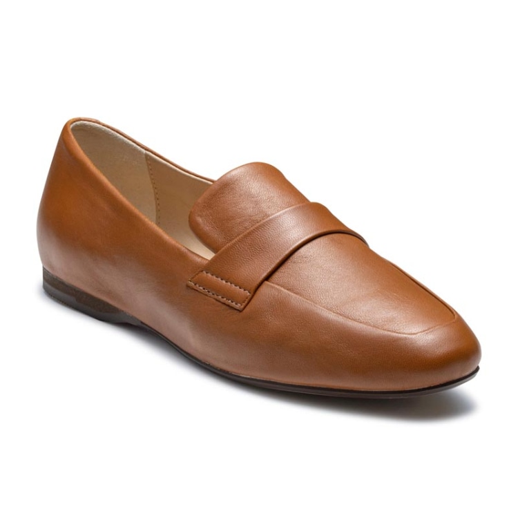 REGAL F63R フラットローファー キャメル リーガル フラットシューズ キャメル 22.5cm